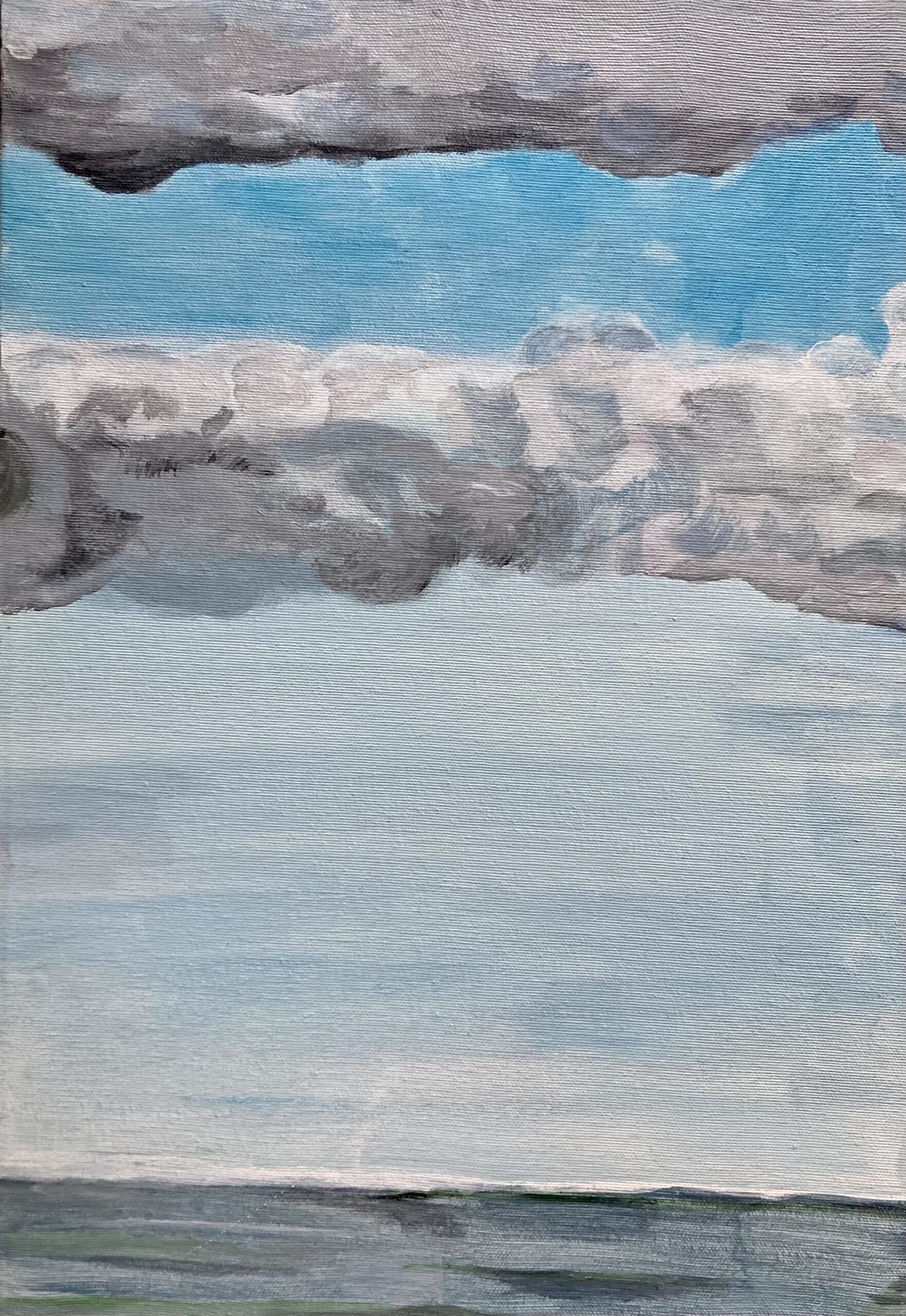 Wolken und Meer